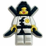 Crocs Charm - Lego Ninjago - White Ninja Minifigure