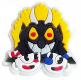 Crocs Charm - Cuphead - The Devil With Cuphead And Mugman