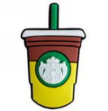 Crocs Charm - Starbucks - Iced Drink Cup (Red And Yellow)