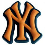 Crocs Charm - MLB - Orange NY Yankees Logo