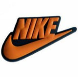 Crocs Charm - Nike - Orange Nike Swoosh Logo