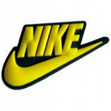 Crocs Charm - Nike - Yellow Nike Swoosh Logo