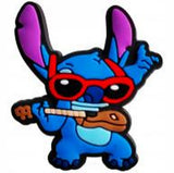 Crocs Charm - Lilo & Stitch - Stitch Playing Ukulele With Glasses