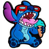 Crocs Charm - Lilo & Stitch - Stitch In Superhero Costume With Ice Cream