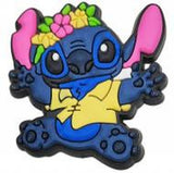 Crocs Charm - Lilo & Stitch - Stitch With Flower Crown And Ukulele