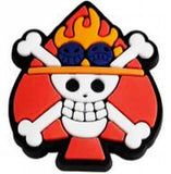 Crocs Charm - One Piece - Ace Spade Pirates Jolly Roger