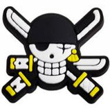 Crocs Charm - One Piece - Roronoa Zoro Jolly Roger With Swords