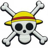 Crocs Charm - One Piece - Straw Hat Jolly Roger No Border