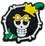 Crocs Charm - One Piece - Brook Jolly Roger With Crown And Afro