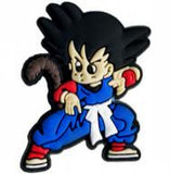 Crocs Charm - Dragon Ball - Kid Goku Full Blue Gi Fighting Stance
