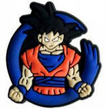 Crocs Charm - Dragon Ball - Goku Bust In Bright Blue Circle