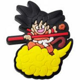 Crocs Charm - Dragon Ball - Kid Goku On Nimbus With Pole
