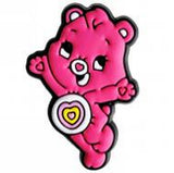Crocs Charm - Care Bears - Pink Bear With Heart Badge