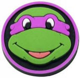 Crocs Charm - Teenage Mutant Ninja Turtles - Donatello Turtle Face With Purple Mask