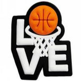 Crocs Charm - LOVE With Basketball Hoop