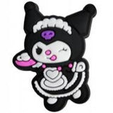 Crocs Charm - Sanrio - Kuromi In Maid Outfit With Tray