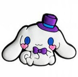 Crocs Charm - Cinnamoroll - Wearing A Purple Top Hat