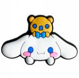 Crocs Charm - Cinnamoroll - Cinnamoroll With Teddy Bear On Head