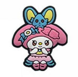 Crocs Charm - My Melody - My Melody With Blue Mouse On Hood