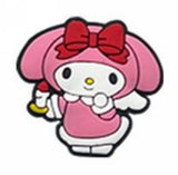 Crocs Charm - My Melody - In Pink Dress With Red Bow