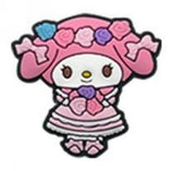 Crocs Charm - My Melody - In Pink Flower Crown Dress