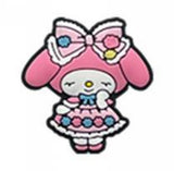 Crocs Charm - My Melody - In Pink Flower-trimmed Dress
