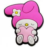 Crocs Charm - My Melody - Hugging A Pink Heart