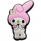 Crocs Charm - My Melody - My Melody With Flower Hood, Hands At Mouth