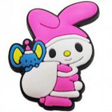 Crocs Charm - My Melody - Holding A Blue Mouse