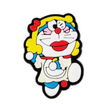 Crocs Charm - Doraemon - In Blonde Wig And Dress