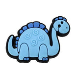 Crocs Charm - Blue Brontosaurus With Swirls