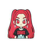 Crocs Charm - KPop Demon Hunters - Red-haired Girl (Lovimiss Tee)