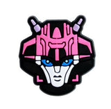 Crocs Charm - Transformers - Arcee Pink Robot Head