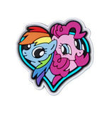 Crocs Charm - My Little Pony - Rainbow Dash And Pinkie Pie In A Heart