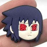 Crocs Charm - Naruto - Sasuke Uchiha With Dark Hair And Red Sharingan Eyes