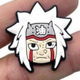 Crocs Charm - Naruto - Jiraiya With White Spiky Hair And Oil Headband