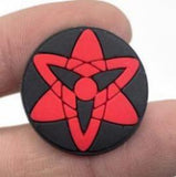 Crocs Charm - Naruto - Red Star-shaped Mangekyo Sharingan Symbol