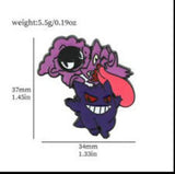 Enamel Pin - Pokémon - Gastly, Haunter And Gengar