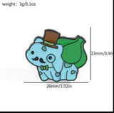 Enamel Pin - Pokémon - Bulbasaur (Gentleman Style)