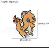 Enamel Pin - Pokémon - Charmander (Detective Style)