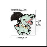Enamel Pin - Pokémon - Totodile (Gentleman Style)