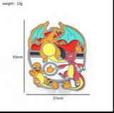 Enamel Pin - Pokémon - Charmander, Charmeleon, Charizard