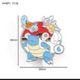 Enamel Pin - Pokémon - Squirtle, Wartortle, Blastoise