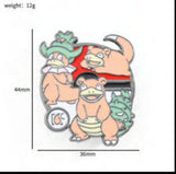 Enamel Pin - Pokémon - Slowpoke, Slowbro, Slowking