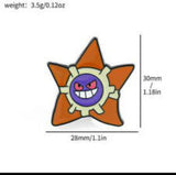 Enamel Pin - Pokémon - Starmie / Gengar Fusion