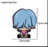 Enamel Pin - Blue-haired Chibi Boy