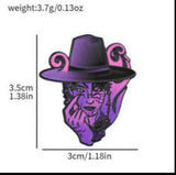 Enamel Pin - Purple Villain In Hat