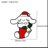 Enamel Pin - Sanrio - Cinnamoroll (Christmas Stocking)