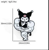Enamel Pin - Sanrio - Kuromi (Buff)