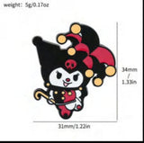 Enamel Pin - Sanrio - Kuromi (Jester Version)